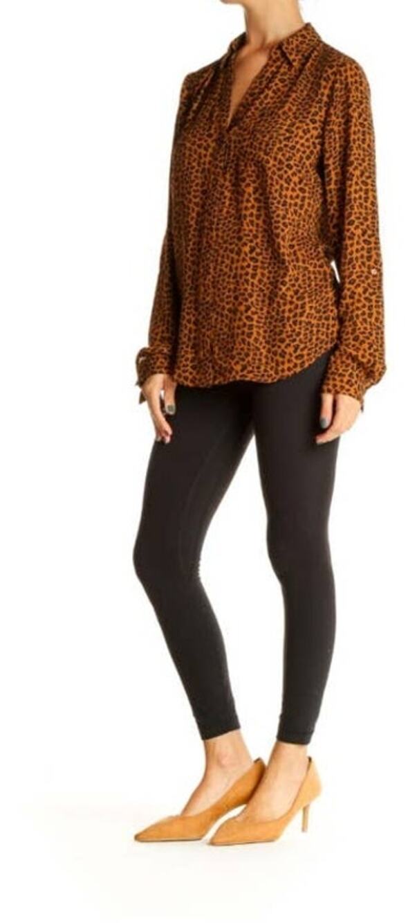 The Limited Leopard Print Button Down